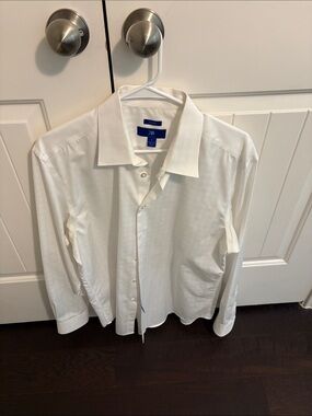 Egara White Men's Dress Shirt